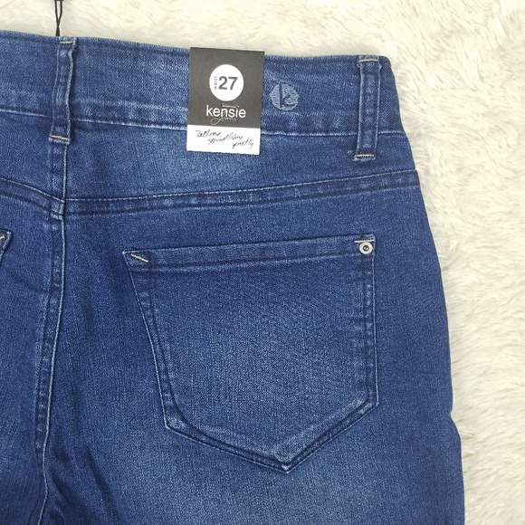 *Last Chance* KENSIE Stretch Denim Jean Shorts 27 - Picture 5 of 8
